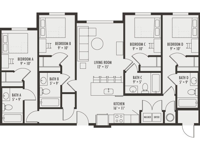 Unit Private Private floor plan